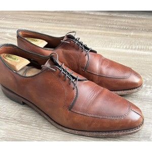 Allen Edmonds Delray Blucher Dress Shoe Walnut Brown 395 Retail Size Mens 12 C